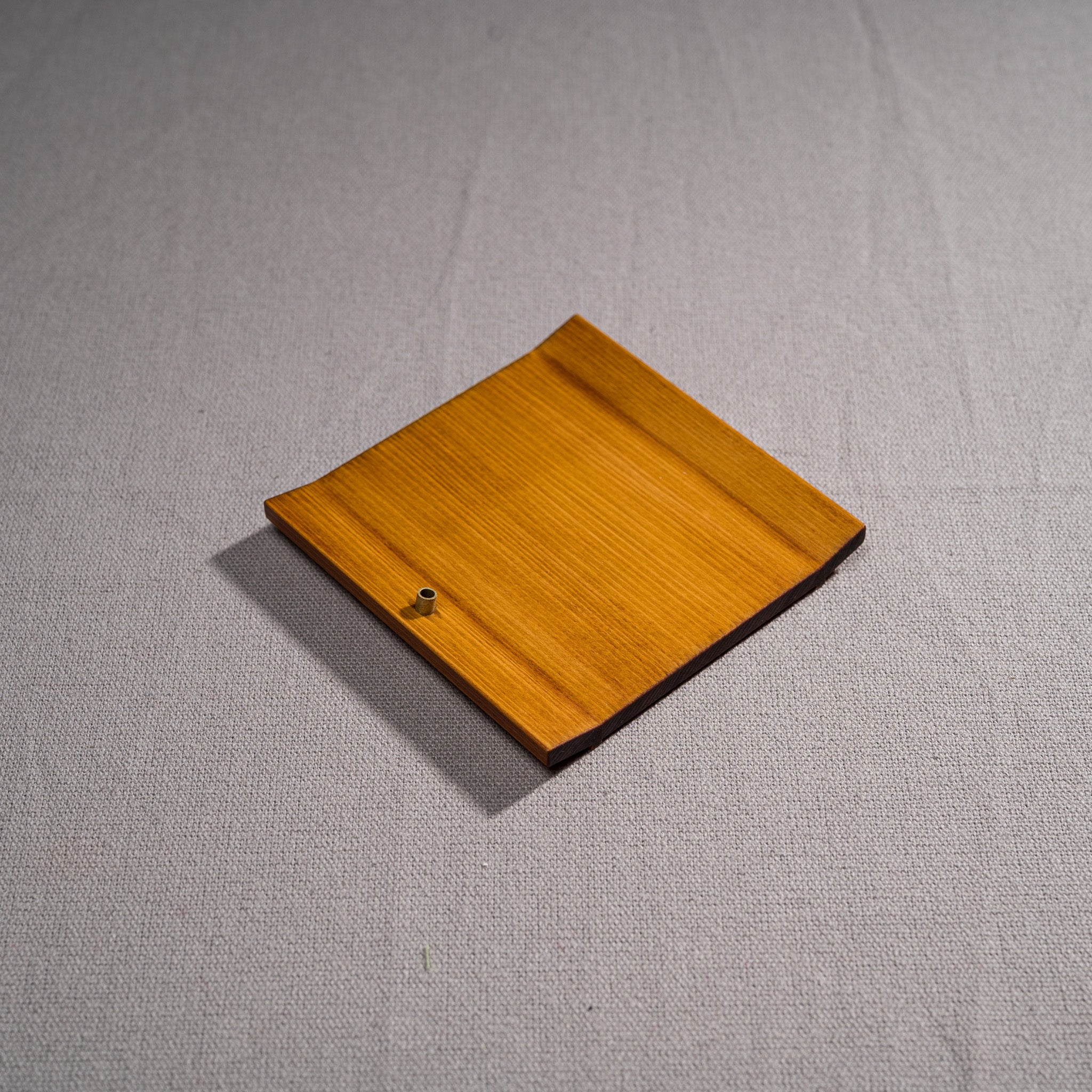 Premium Wooden Incense Holder - Square Design with Dual Compartments for Daily Aromatherapy & Meditation | Perfect for Home, Office, and Yoga Studio Use