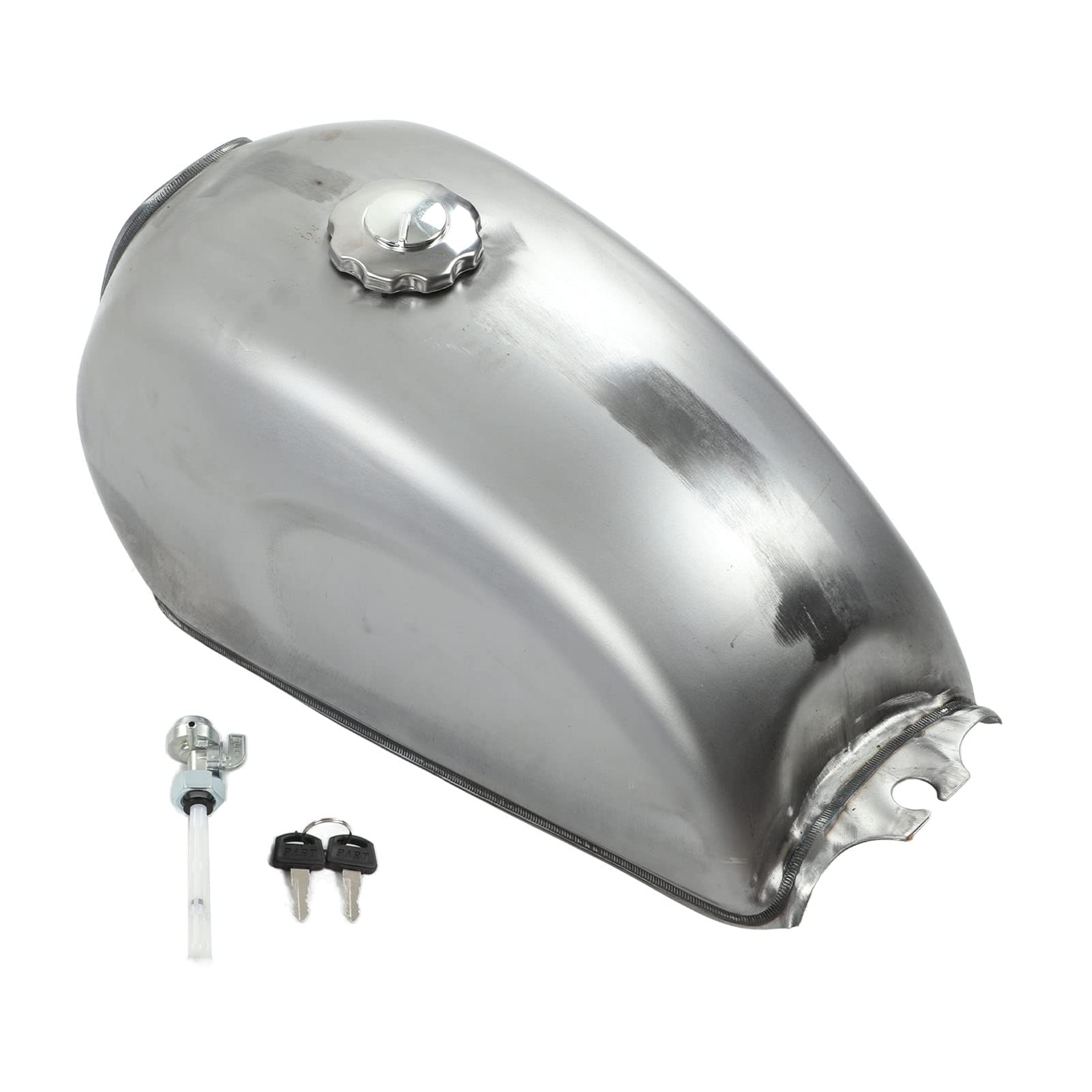 Vintage Metal Motorcycle Gas Tank 9L for CFmoto 2013-2018 - Durable Replacement for Long Rides