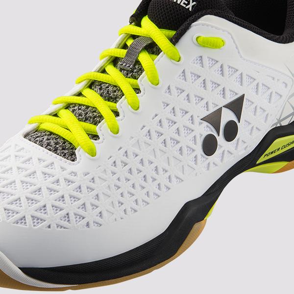 Yonex Power Cushion Eclipsion X White Black Unisex Badminton Shoes - Lightweight Comfort for Indoor Court Sports & Training