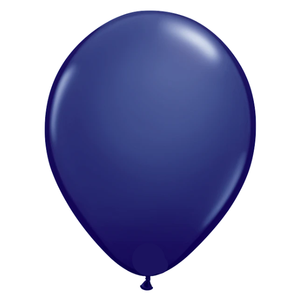 16 Inch Navy Blue Latex Balloons - Bulk Pack of 100 for Party Decorations, Birthday Celebrations, Baby Showers & Wedding Events