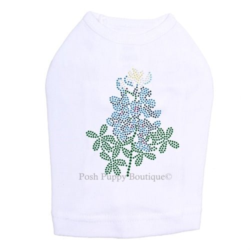Bluebonnet Rhinestone Tank Tops for Women - Sparkling Summer Tops in Multiple Colors - Perfect for Parties, Beach & Casual Wear
