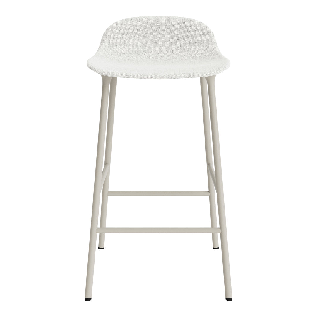 Modern Form Counter Stool with Sturdy Metal Legs & Comfortable Upholstered Seat - Perfect for Kitchen Islands, Breakfast Bars & Home Decor