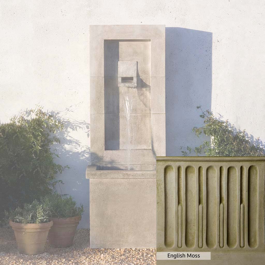 Campania International Moderne Outdoor Fountain - Elegant Garden Water Feature for Patio, Yard & Landscape Decor