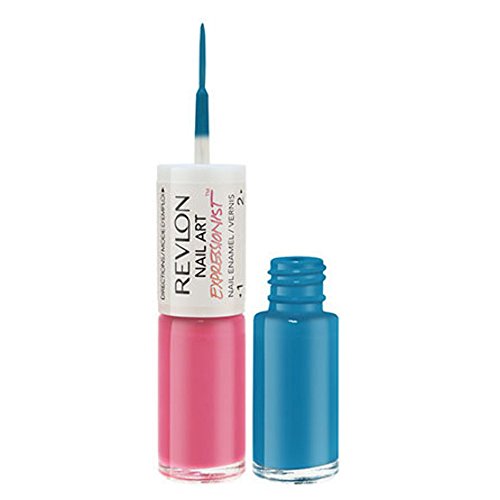 Revlon Nail Art Expressionist Nail Polish - Vibrant Pop Art Color, 0.26 fl oz - Perfect for DIY Manicures, Nail Art Designs & Creative Self-Expression