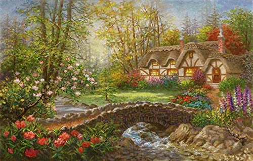 300 Piece Wooden Jigsaw Puzzle for Adults & Kids - Family Board Games with Home Sweet Home Theme - Perfect for Family Game Night, Birthday Gifts & Educational Activities