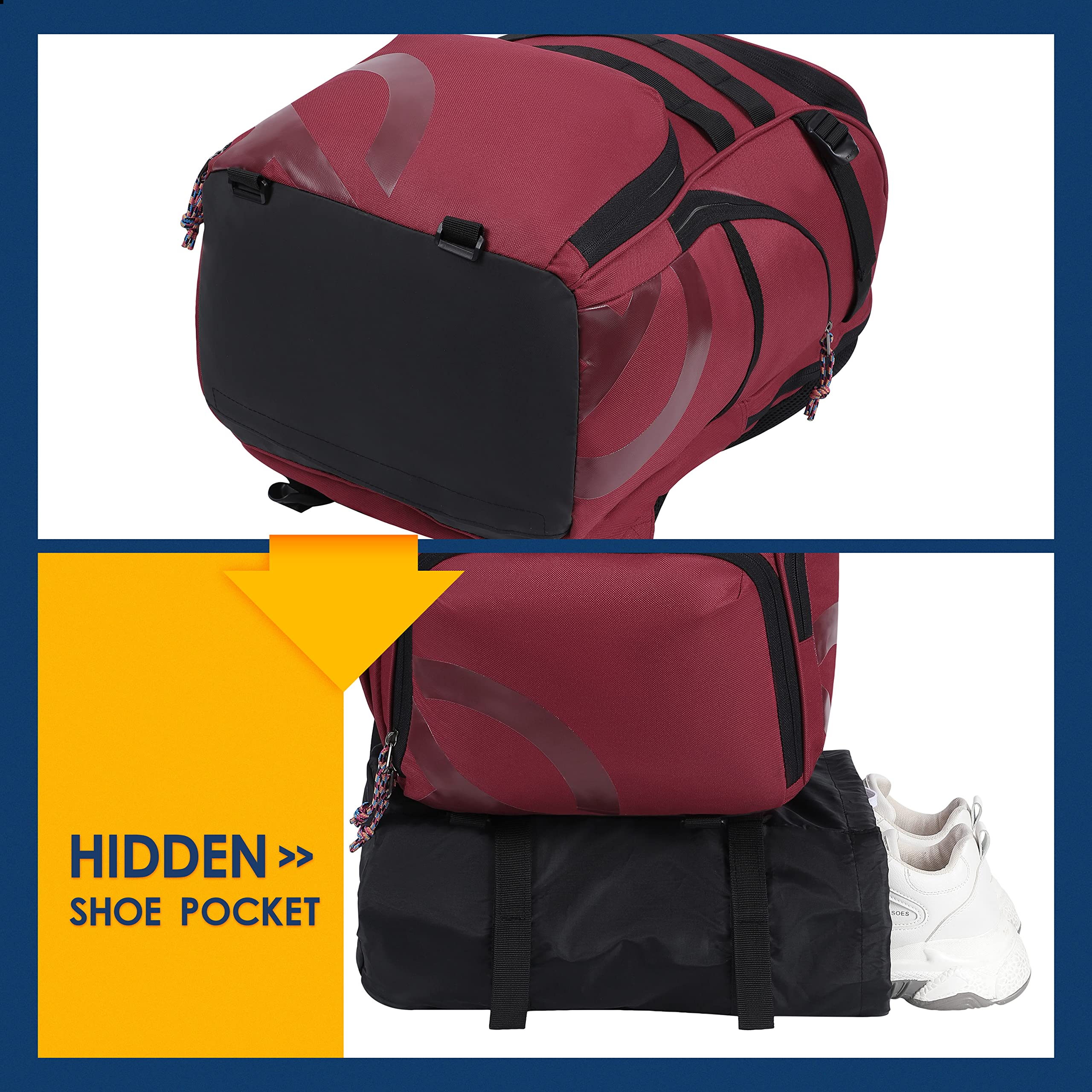 **Best Basketball Backpack for Men & Women – Sports Gym Bag with Shoe Compartment & Ball Holder – Perfect for Basketball, Soccer, Training & Travel**