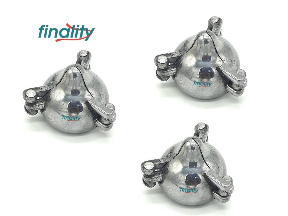 Premium Aluminum Modak Mould Set - Extra Large (3-Piece) for Indian Sweets | Eco-Friendly Modak Maker for Ganesh Chaturthi & Festive Cooking