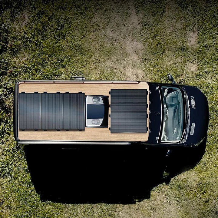 EcoFlow Rigid Solar Panel Mounting Feet - Heavy Duty Brackets for Off-Grid Solar Systems - Perfect for RV, Boat & Home Solar Panel Installation