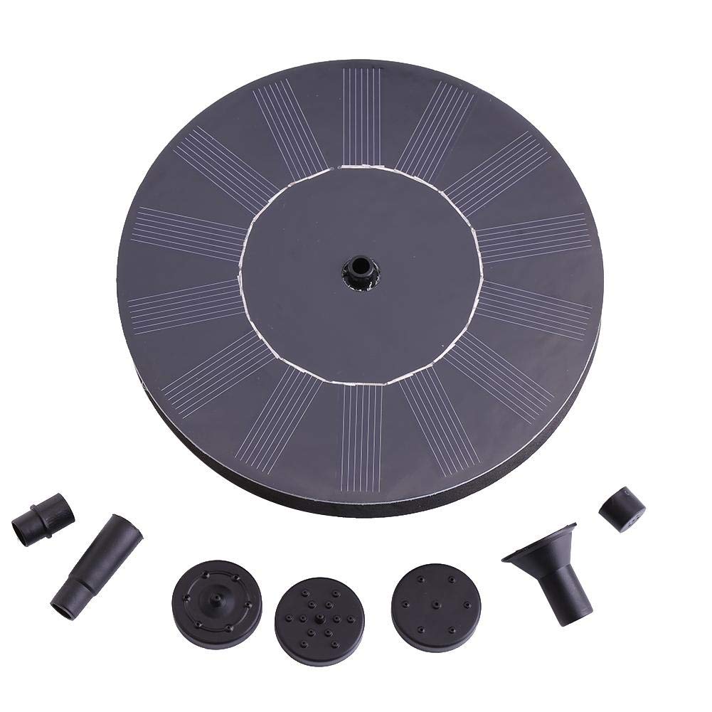 Solar Fountain Pump 1.4W, 180L/H with 4 Nozzles - Submersible Solar Water Pump for Pond, Pool, Aquarium, Garden - Perfect for Outdoor Decoration & Water Circulation