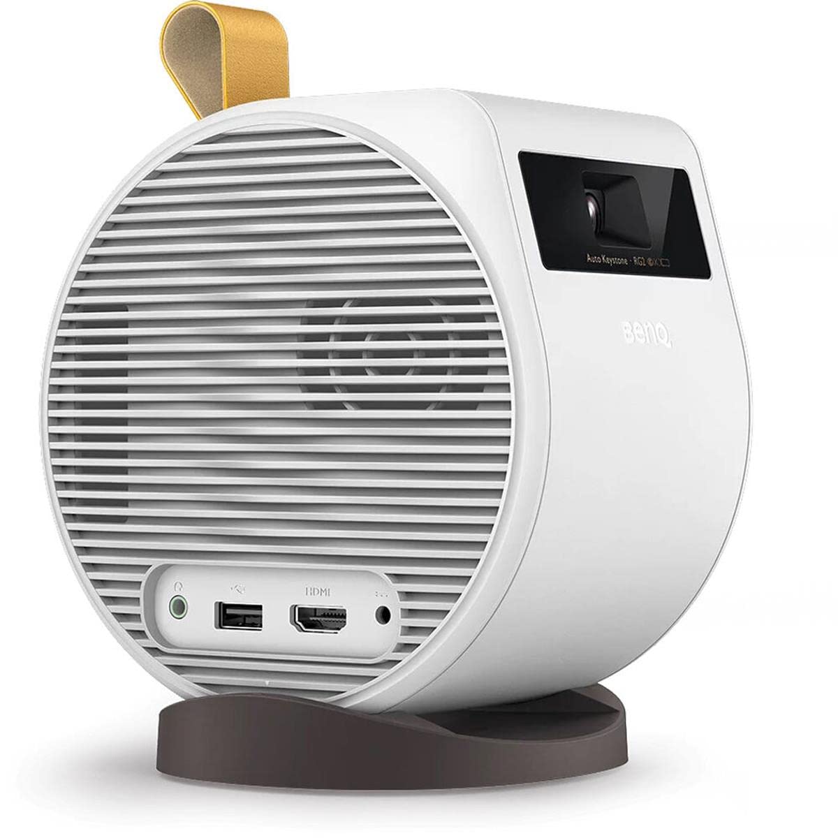 BenQ GV31 1080P Portable Smart Projector - 300 Lumens, 2.1CH Bass Bluetooth Speaker, Free Angle Projection for Home Theater, Outdoor Movies, and Gaming Entertainment