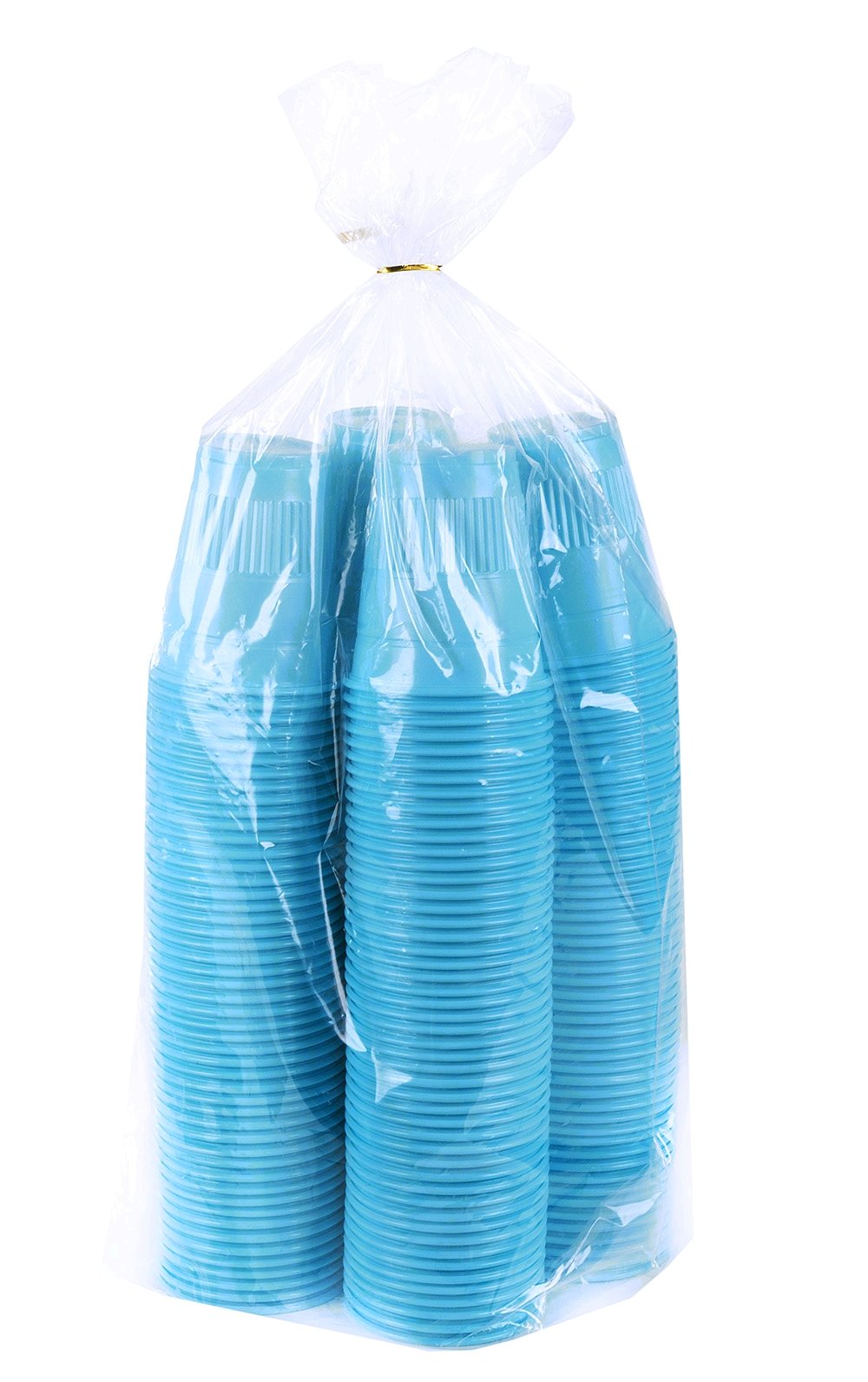 TashiBox 5 oz Disposable Plastic Cups - 200 Pack - Sky Blue - Perfect for Parties, Picnics, BBQs & Office Events