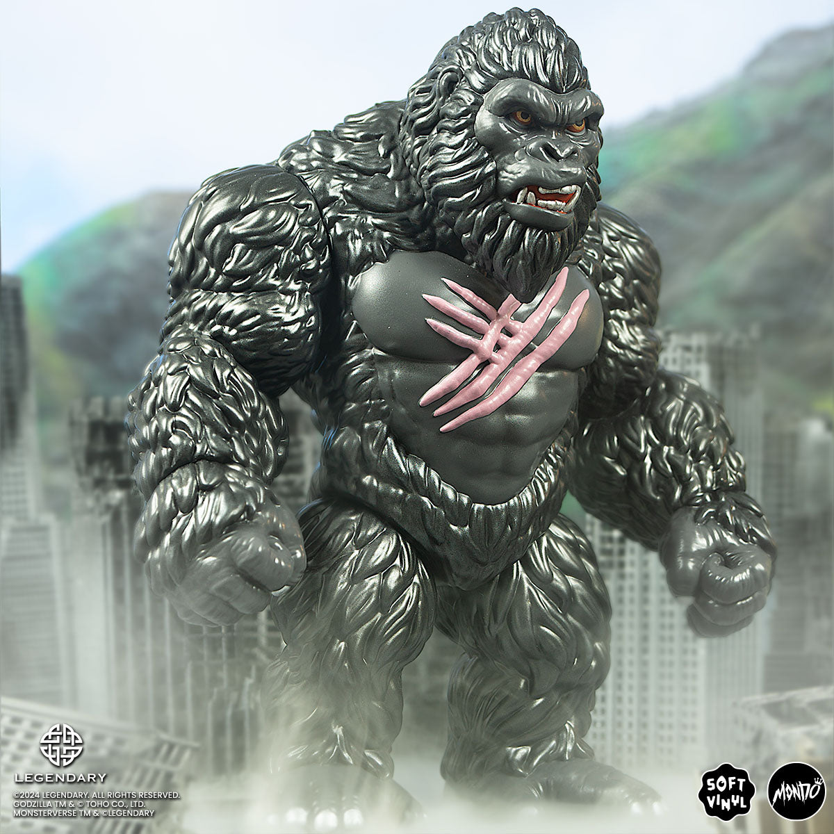 Godzilla x Kong: The New Empire Kong Soft Vinyl Collectible Figure - Movie Merchandise for Fans & Collectors | Perfect for Display, Gifts, and Anime Collections