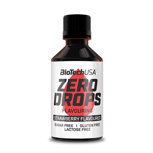 BioTech USA Zero Drops 50ml - Sugar-Free Flavor Enhancer for Coffee, Tea & Baking | Zero Calorie Sweetener Drops for Keto & Diabetic Diet | Perfect for Home, Office & Gym Use