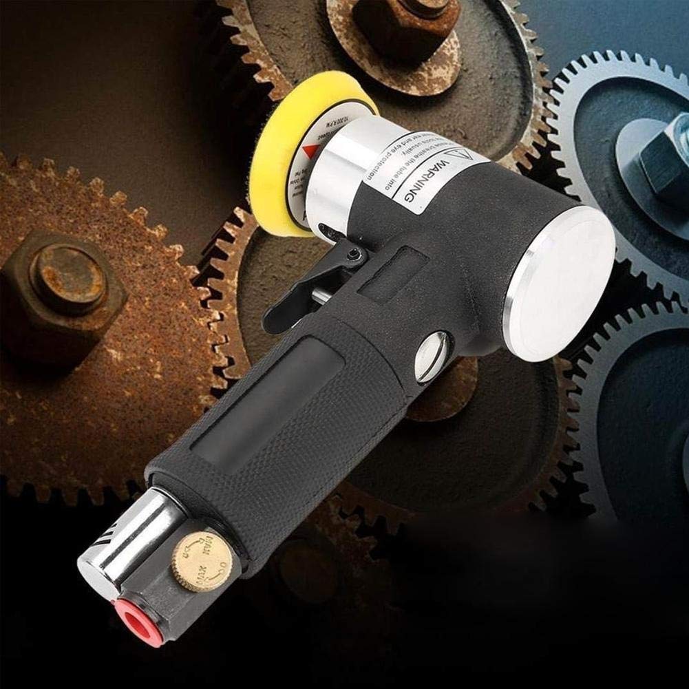 Valentine's Day Electric Angle Grinder & Sander - 3in/2in Pneumatic Air Polisher, 15000 RPM Orbital Sander with 1/4in Shank - Perfect for Metal Woodworking, DIY Projects & Valentine's Crafts