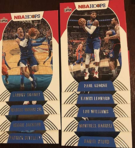 Clippers 2021 Hoops Team Set - Kawhi Leonard & Rookie Cards for NBA Collectors