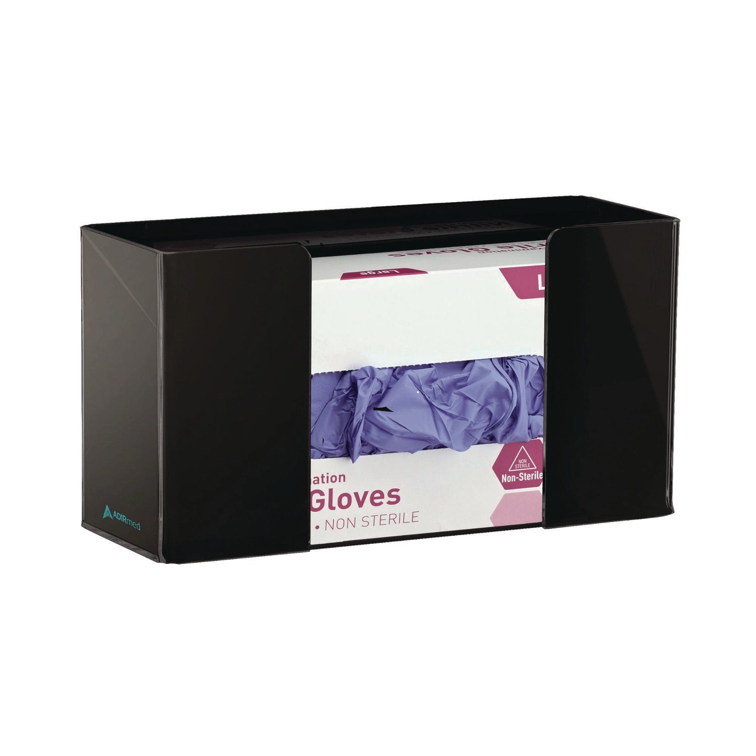 AdirMed Acrylic Glove Dispenser - Single Box Capacity (10.2
