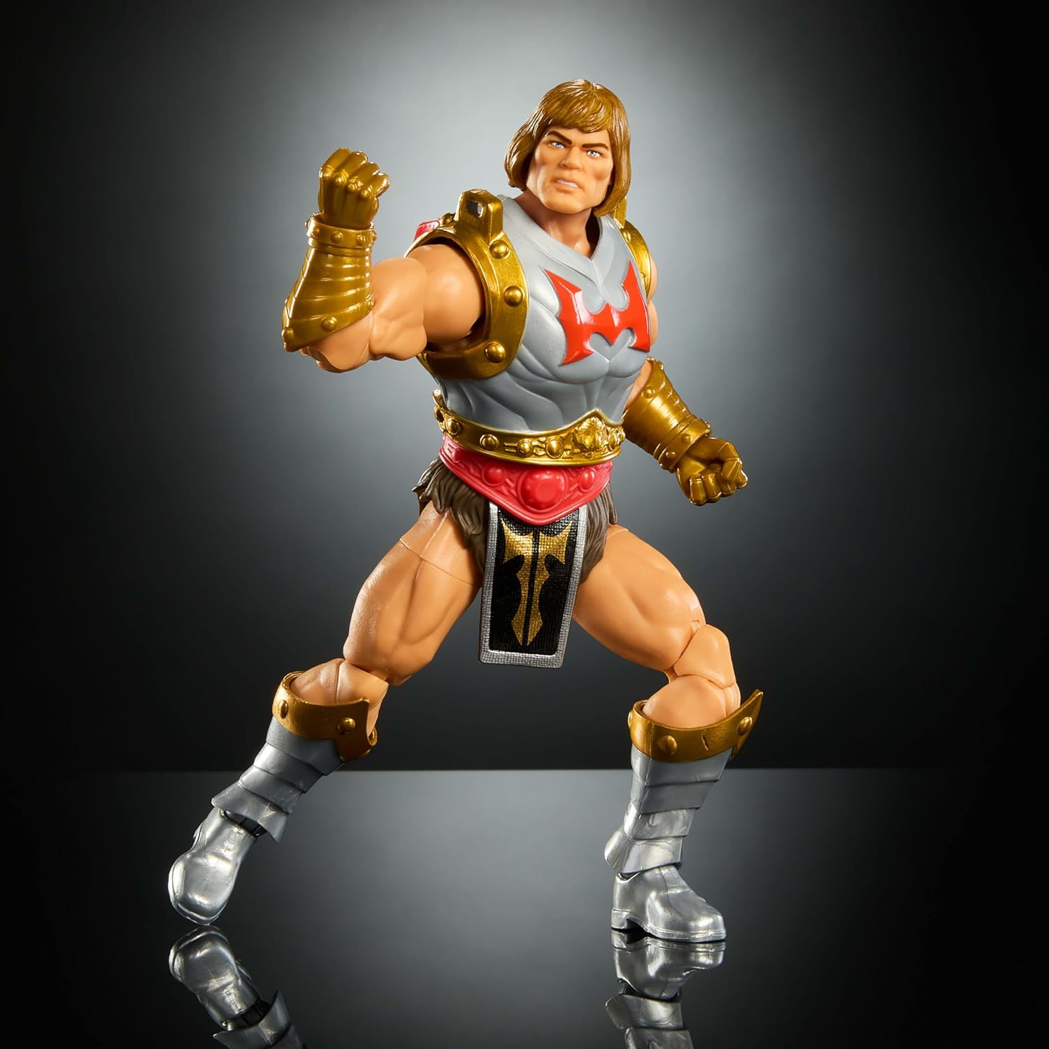 Masters of the Universe Masterverse He-Man New Eternia Flying Fists Action Figure by Mattel - Collectible Toy for Fans & Display, Perfect for Play, Gifts, and Nostalgic Collections