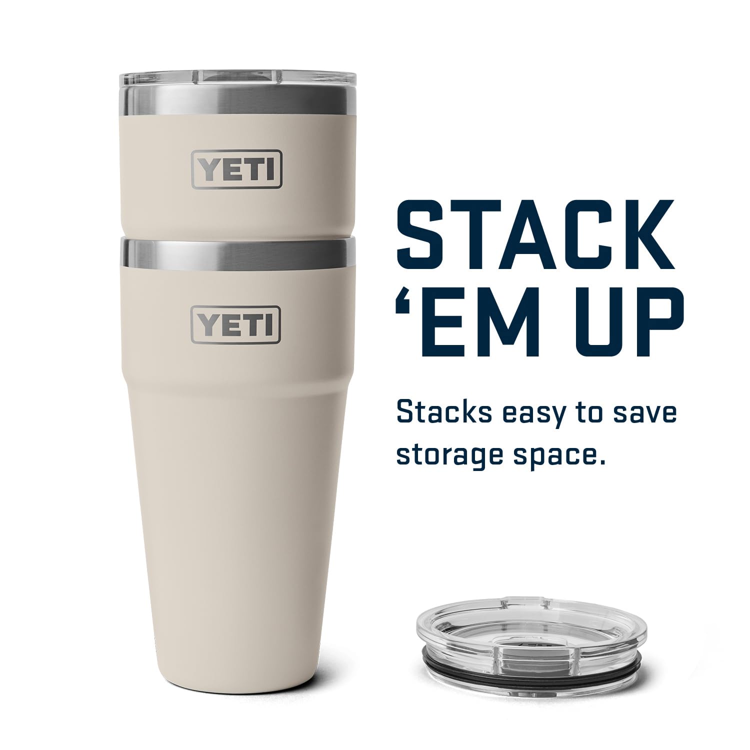 YETI Rambler 30 oz Stainless Steel Vacuum Insulated Tumbler with MagSlider Lid - Stackable, Leakproof, Keeps Drinks Hot/Cold for Hours - Perfect for Camping, Office, Travel & Outdoor Adventures