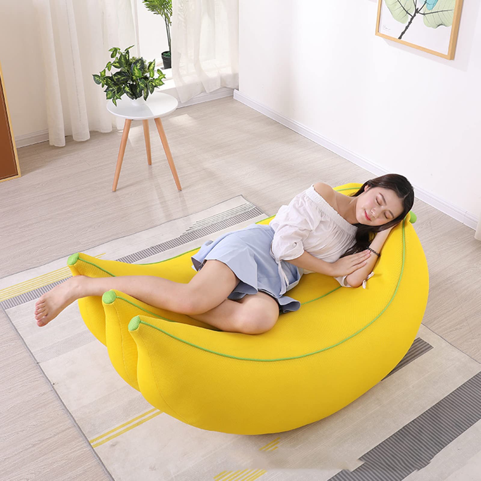 HWOEK Bean Bag Chair Cover - Christmas Classic Lazy Lounger Storage Cover (No Filler) for Stuffed Animals & Memory Foam - 49