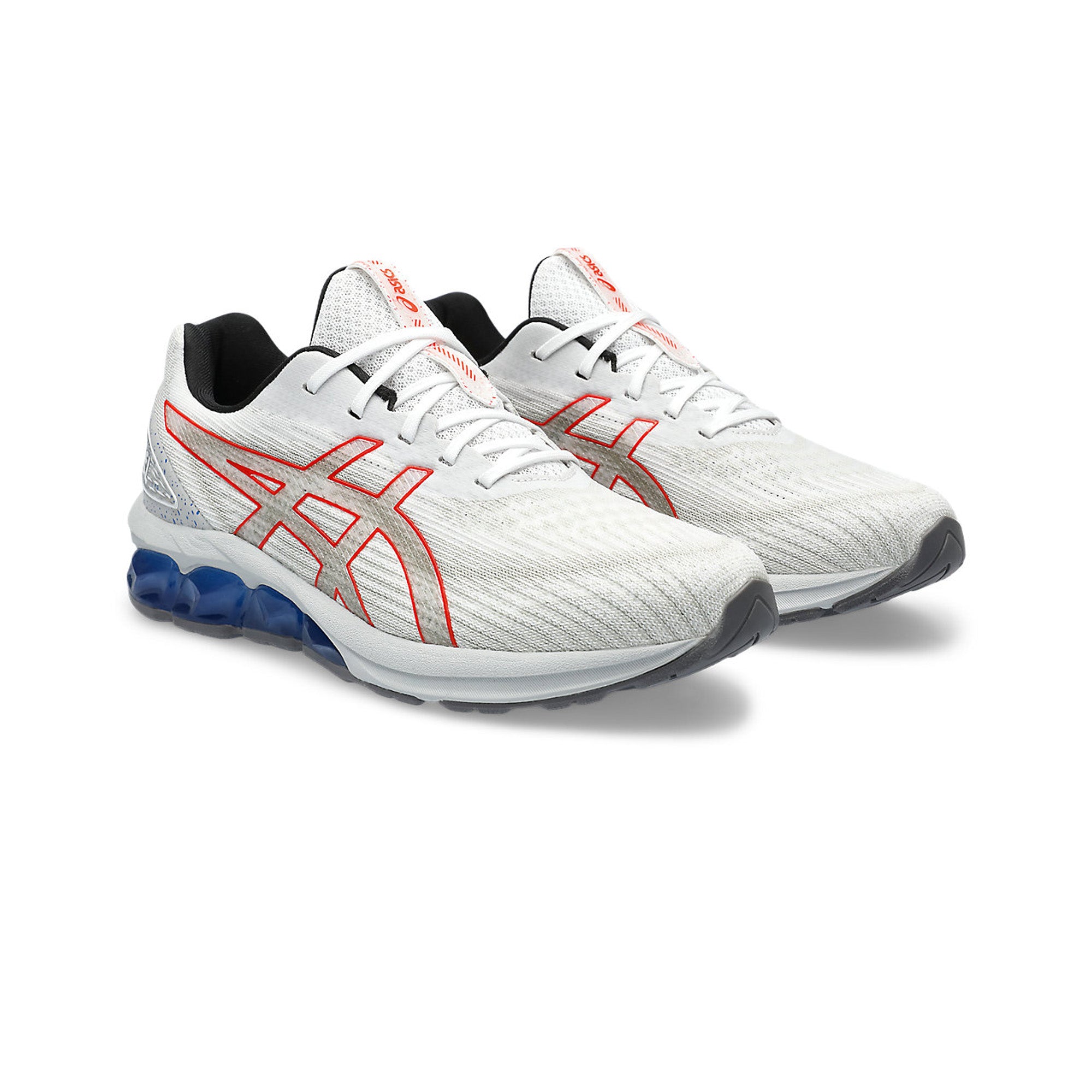 ASICS GEL QUANTUM 180 VII Running Shoes - White/Concrete (2023) - Lightweight Cushioned Sneakers for Men & Women - Perfect for Jogging, Gym Workouts & Daily Wear