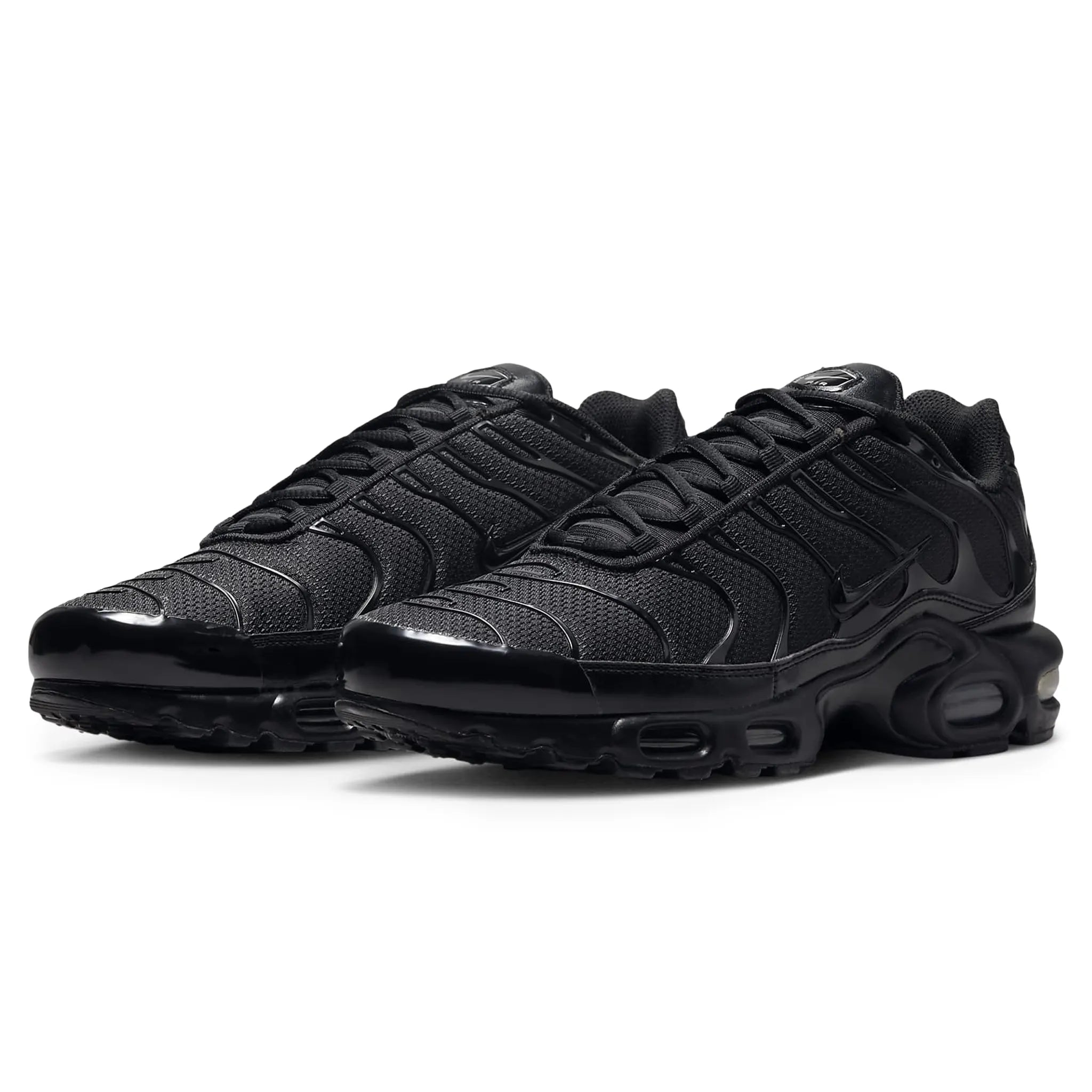 Nike TN Air Max Plus Triple Black Men's Running Shoes - Comfortable Athletic Sneakers for Jogging, Gym & Casual Wear