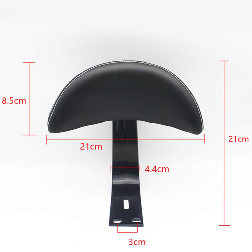 VOSAREA Durable Black E-Bike Backrest & Saddle Cushion - Comfortable Back Support for Electric Bikes - Perfect for Commuting, Leisure Rides & Long-Distance Cycling