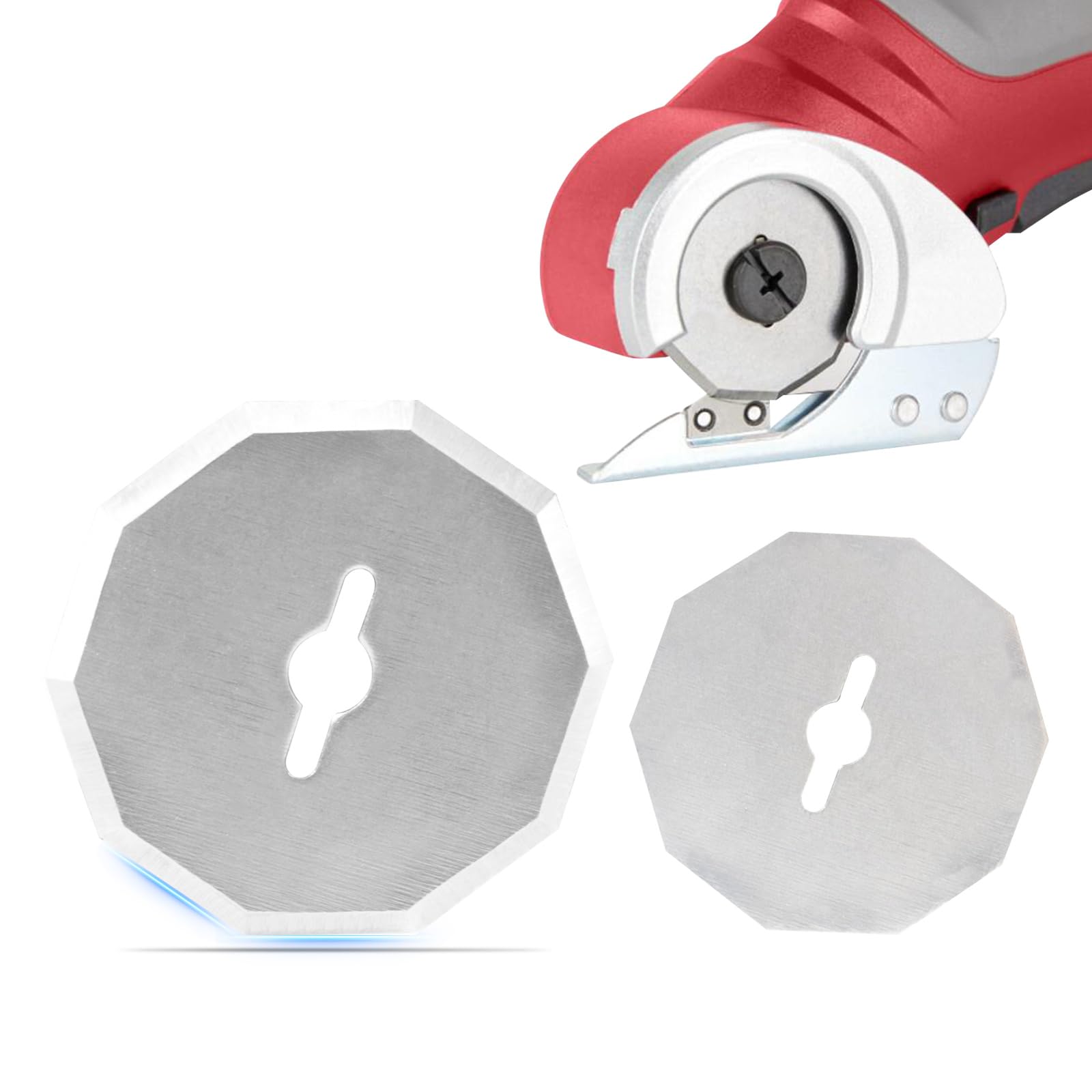 1 Pack Cordless Electric Scissors Replacement Blades - Sharp Stainless Steel Blades for Easy Fabric Cutting - Perfect for Sewing, Quilting & Craft Projects