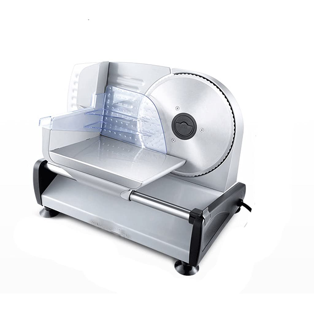 SCYMX 220V Electric Meat Slicer - Household Kitchen Appliance for Slicing Lamb, Beef, Bread & Deli Meats - Perfect for Hot Pot, Sandwiches & Meal Prep