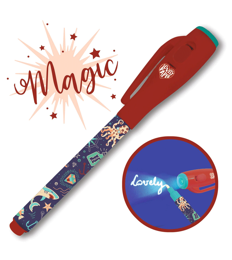Djeco Steve Magic Pen - Premium Quality Drawing & Writing Pen for Kids - Perfect for Art Projects, Schoolwork & Creative Play