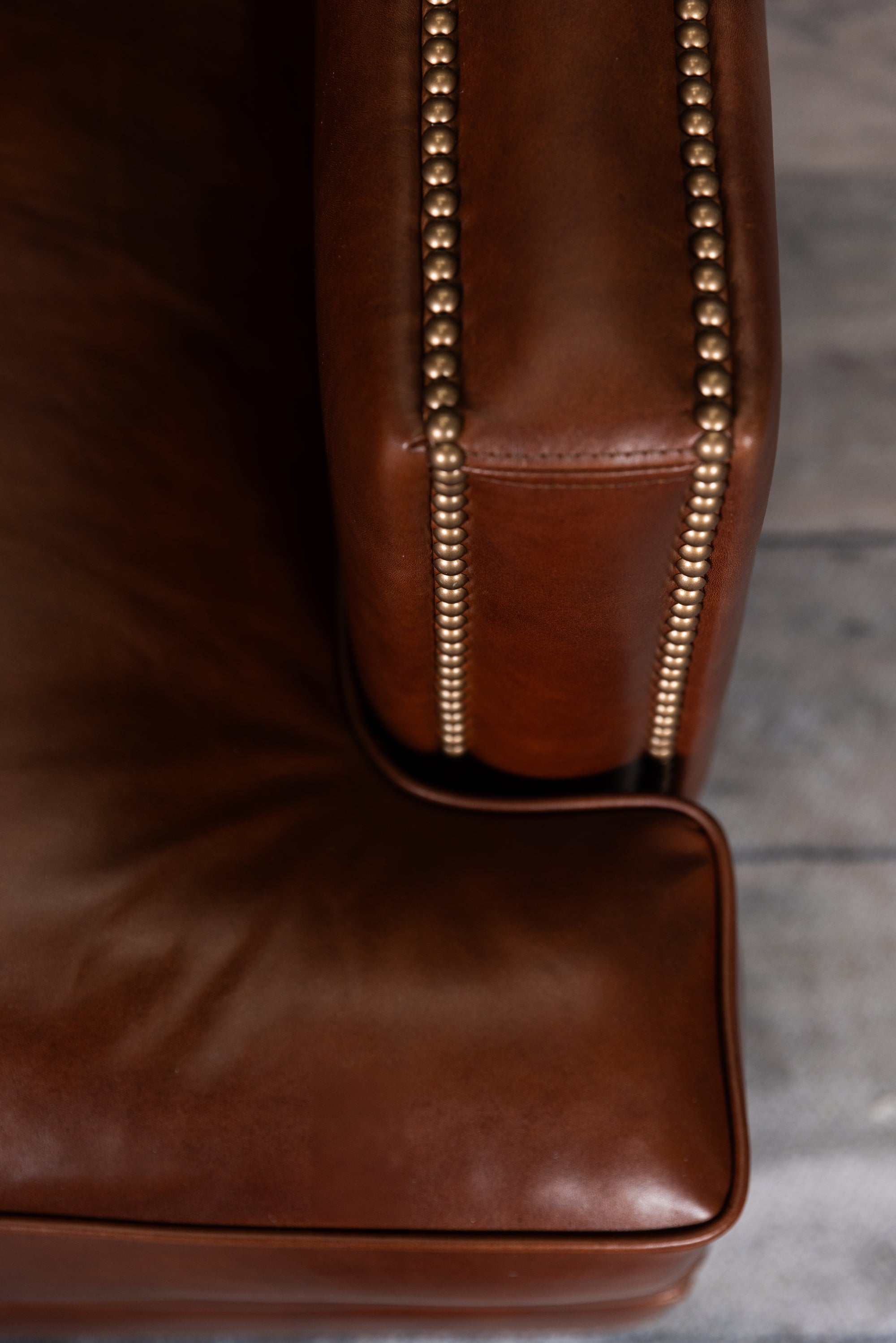 Premium Arlington Leather Chair - Genuine Leather, Ergonomic Design for Home & Office - Perfect for Living Room, Study, or Executive Workspace