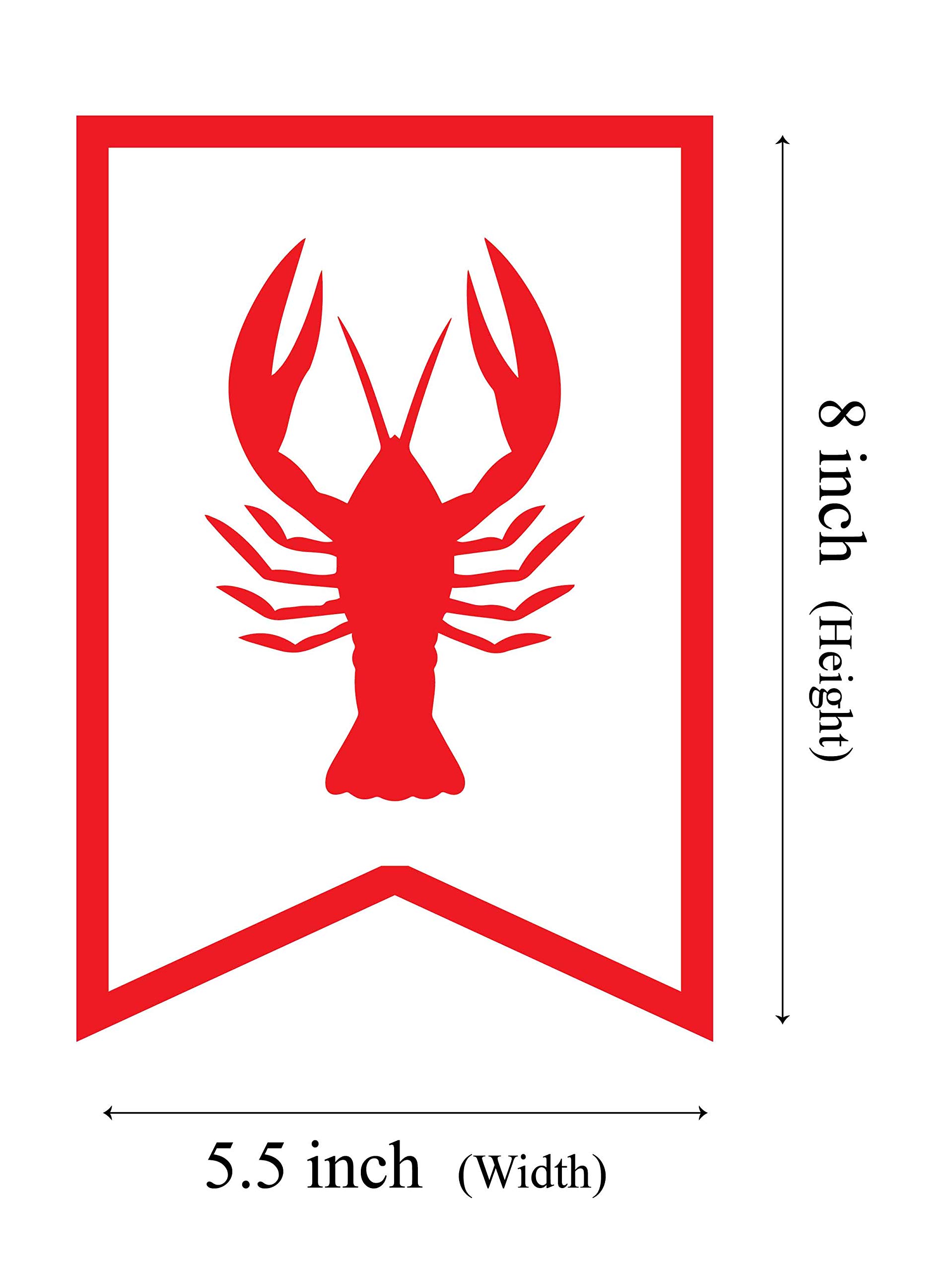 Boston Crawfish Boil Birthday Party Banner - Red & White Themed Celebration Sign for Crawfish Boil Party Decorations | Perfect for Seafood Themed Birthday Parties, Outdoor Gatherings & Louisiana Style Celebrations