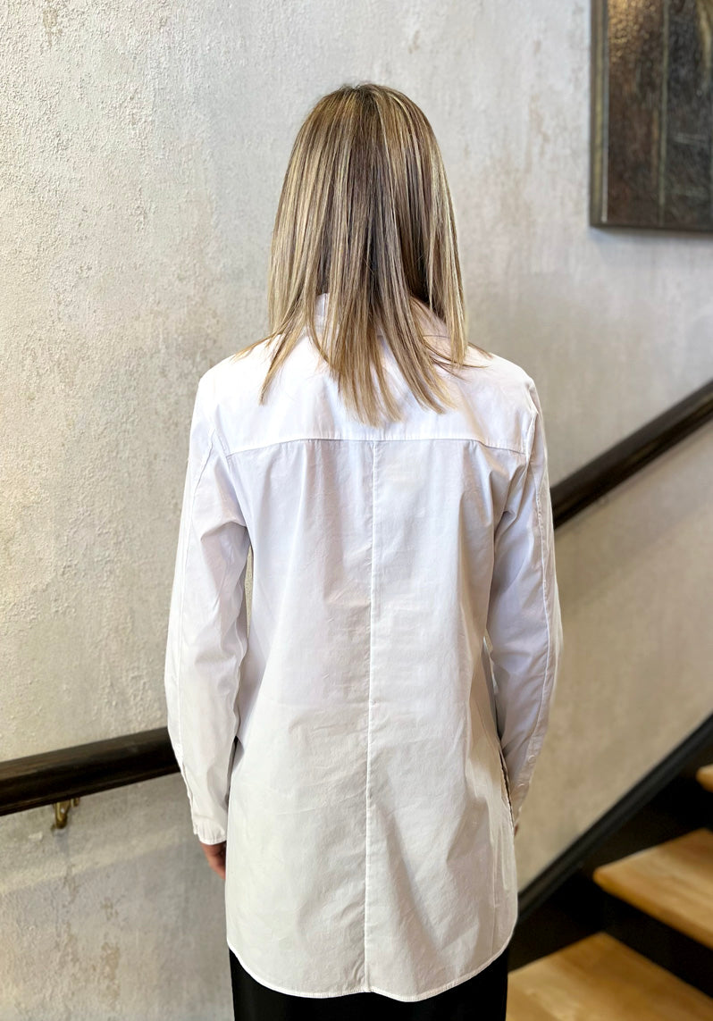 Men's White Button Up Shirt - Classic Casual Dress Shirt for Office, Business & Everyday Wear