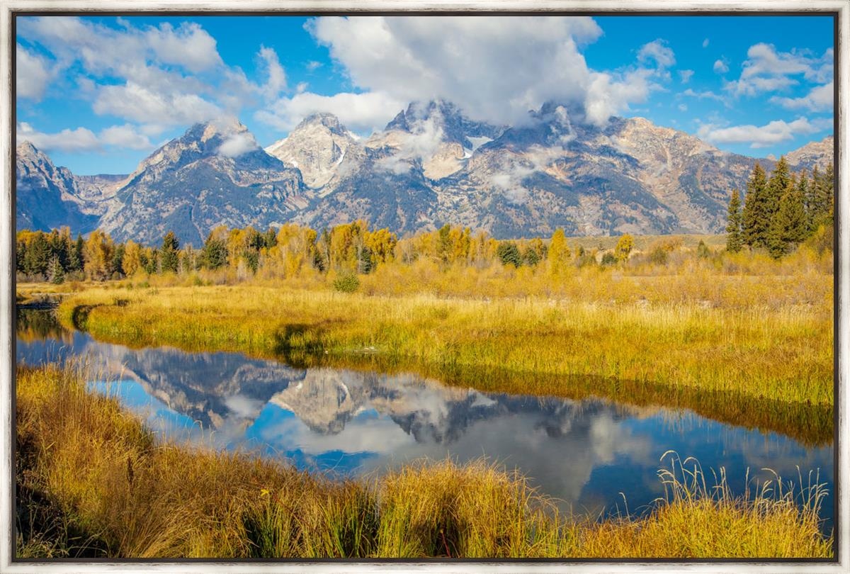 Autumn Splendor Large Wall Art - Fall Landscape Canvas Print - Home & Office Decor for Living Room, Bedroom, Entryway