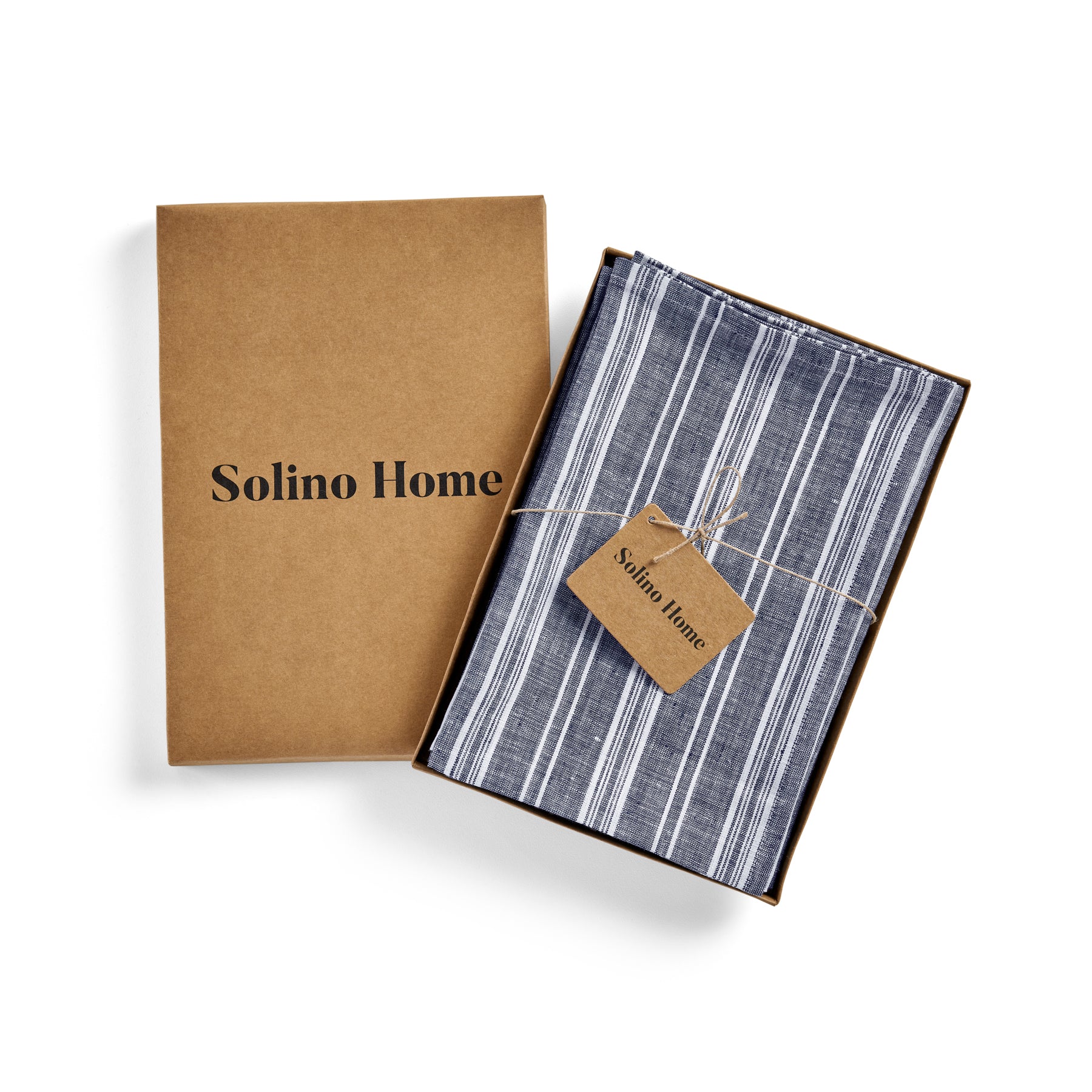 Premium Chelsea Stripe Cotton Napkins - Set of 4 for Elegant Dining, Dinner Parties & Home Decor | Soft & Absorbent Table Linens for Everyday Use & Special Occasions
