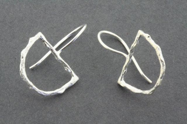 Semi Circle Frame Earrings for Women - Minimalist Gold Hoop Earrings - Dainty Geometric Jewelry for Everyday Wear, Parties & Gifts