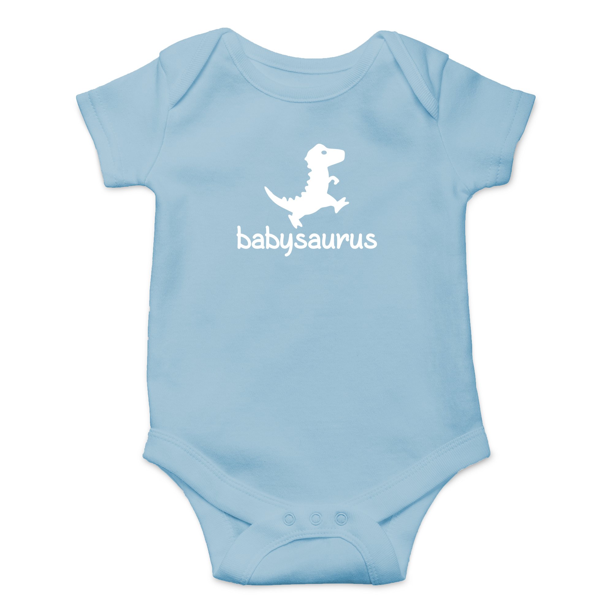 Crazy Bros Tees Babysaurus Baby Bodysuit - Cute Dinosaur Romper for Newborns & Infants | Unisex Baby Clothes for Boys & Girls | Perfect for Playtime, Photo Shoots & Everyday Wear