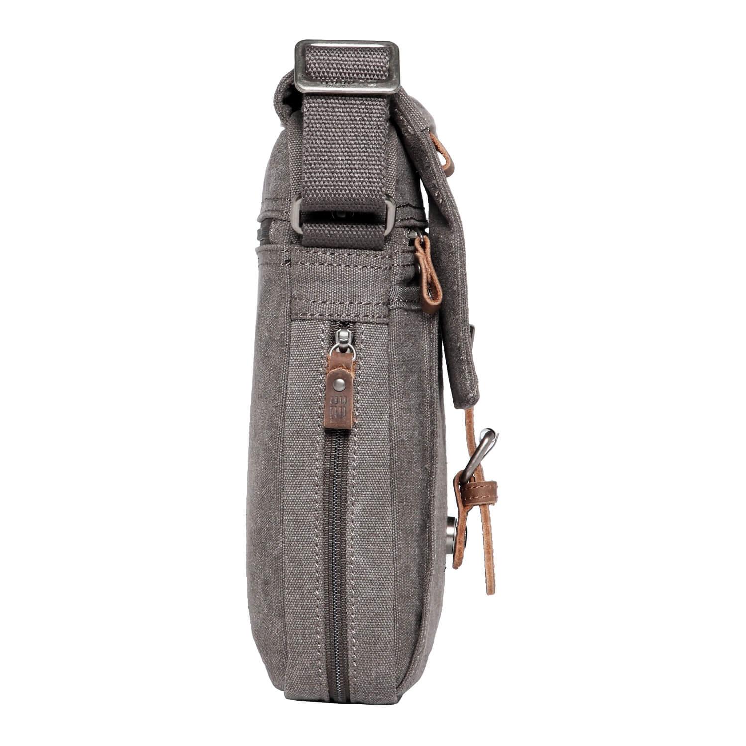 TRP0211 Troop London Classic Canvas Crossbody Bag for Men & Women - Stylish & Durable Shoulder Bag for Travel, Work & Everyday Use