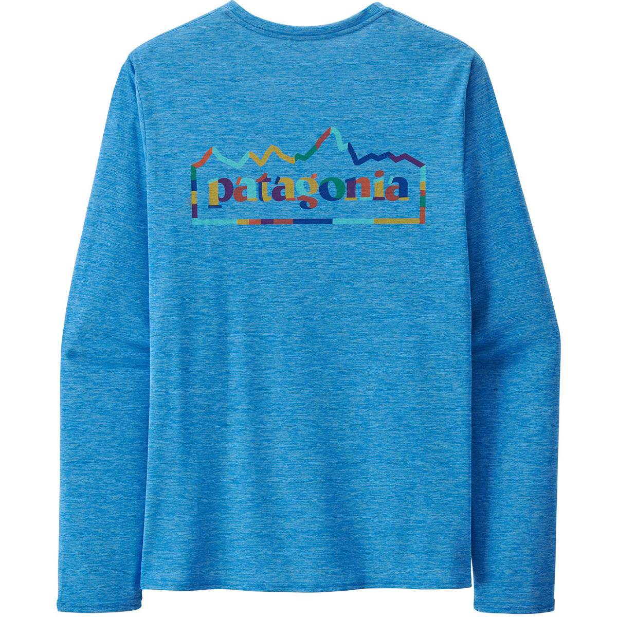 Men's Long Sleeve Capilene Cool Daily Graphic T-Shirt | Moisture-Wicking Hiking & Outdoor Shirt for Active Lifestyle