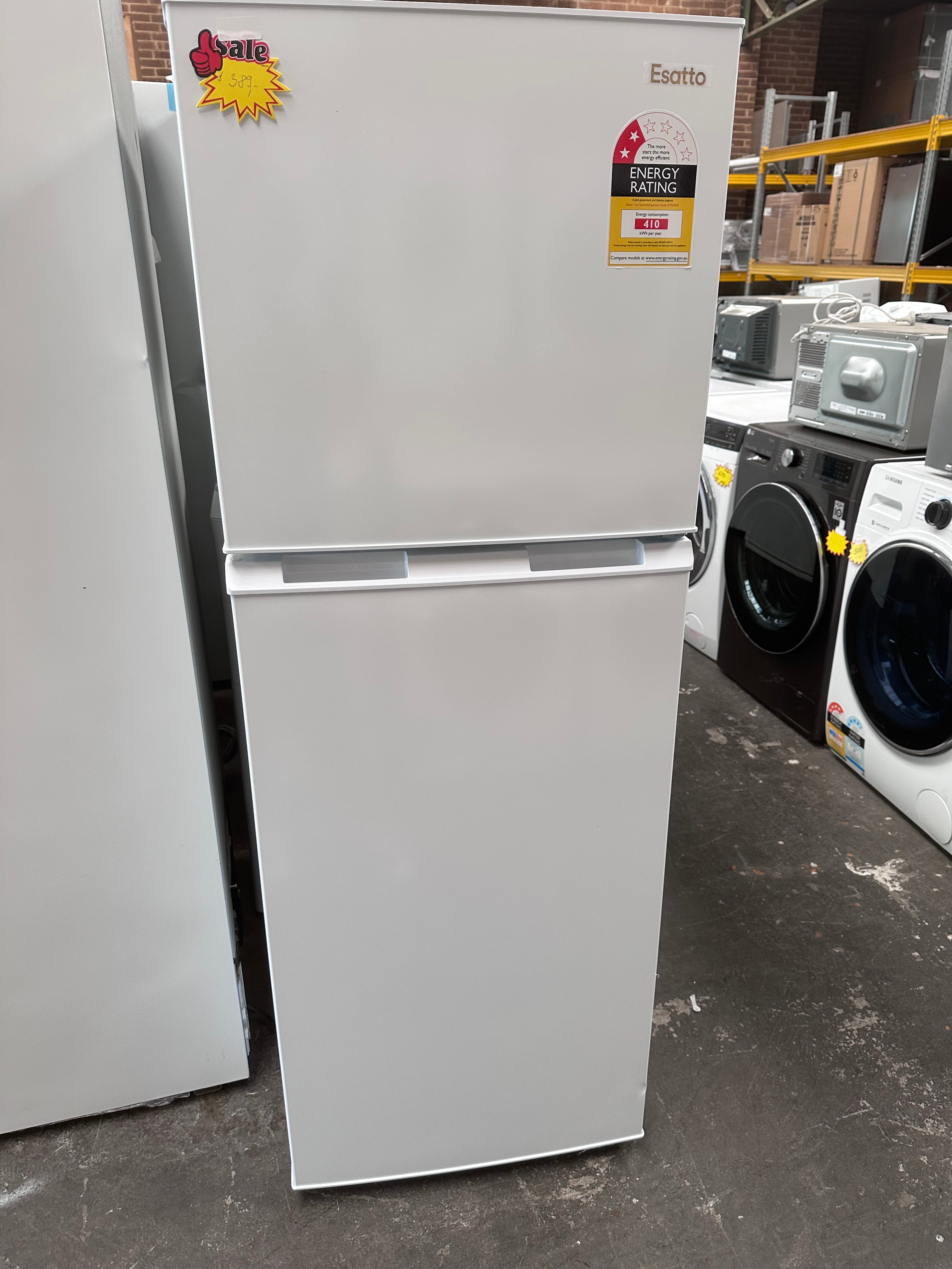Esatto 239L Top Mount Frost Free Refrigerator - Energy Efficient, Quiet Operation [Certified Refurbished] - Perfect for Apartments, Dorms & Small Kitchens
