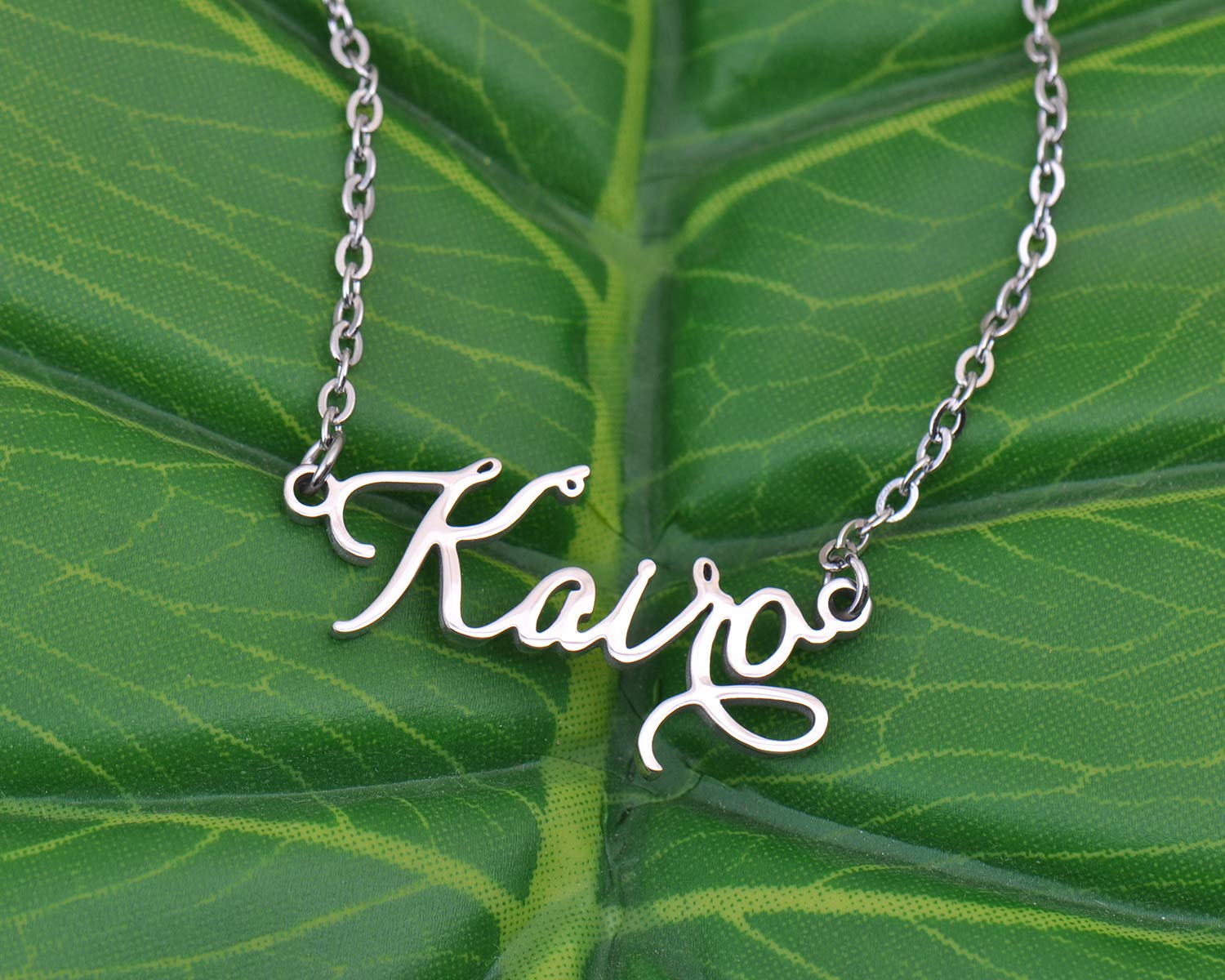 Custom Personalized Macee Name Necklace - 18K Gold Plated Name Plate Jewelry for Women, Birthday Gift, Anniversary Present - Perfect for Daily Wear & Special Occasions