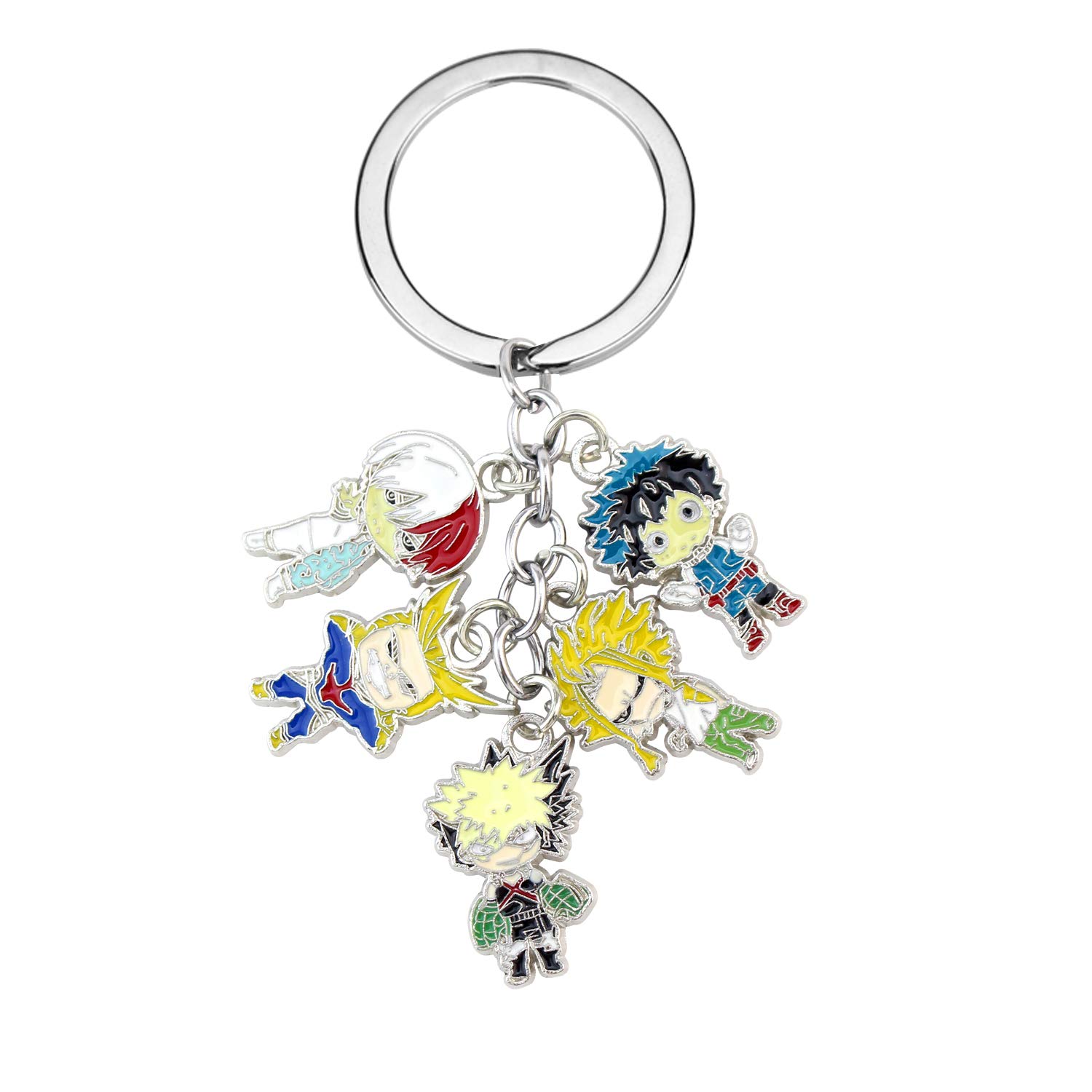 My Hero Academia Keychain Set - MHA Anime Keyrings with Gift Box, Perfect Collectible Gifts for Kids & Anime Fans | Birthday, Cosplay, Backpack Accessory
