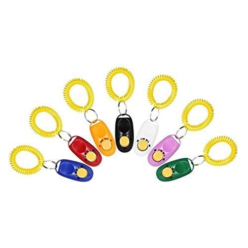 PSK PET MART Dog Clicker Training Tool with Wrist Strap - Perfect for Birds, Parrots, Cockatiels, Budgies, African Greys & Cockatoos - Ideal for Obedience Training, Behavior Modification & Pet Bonding Sessions