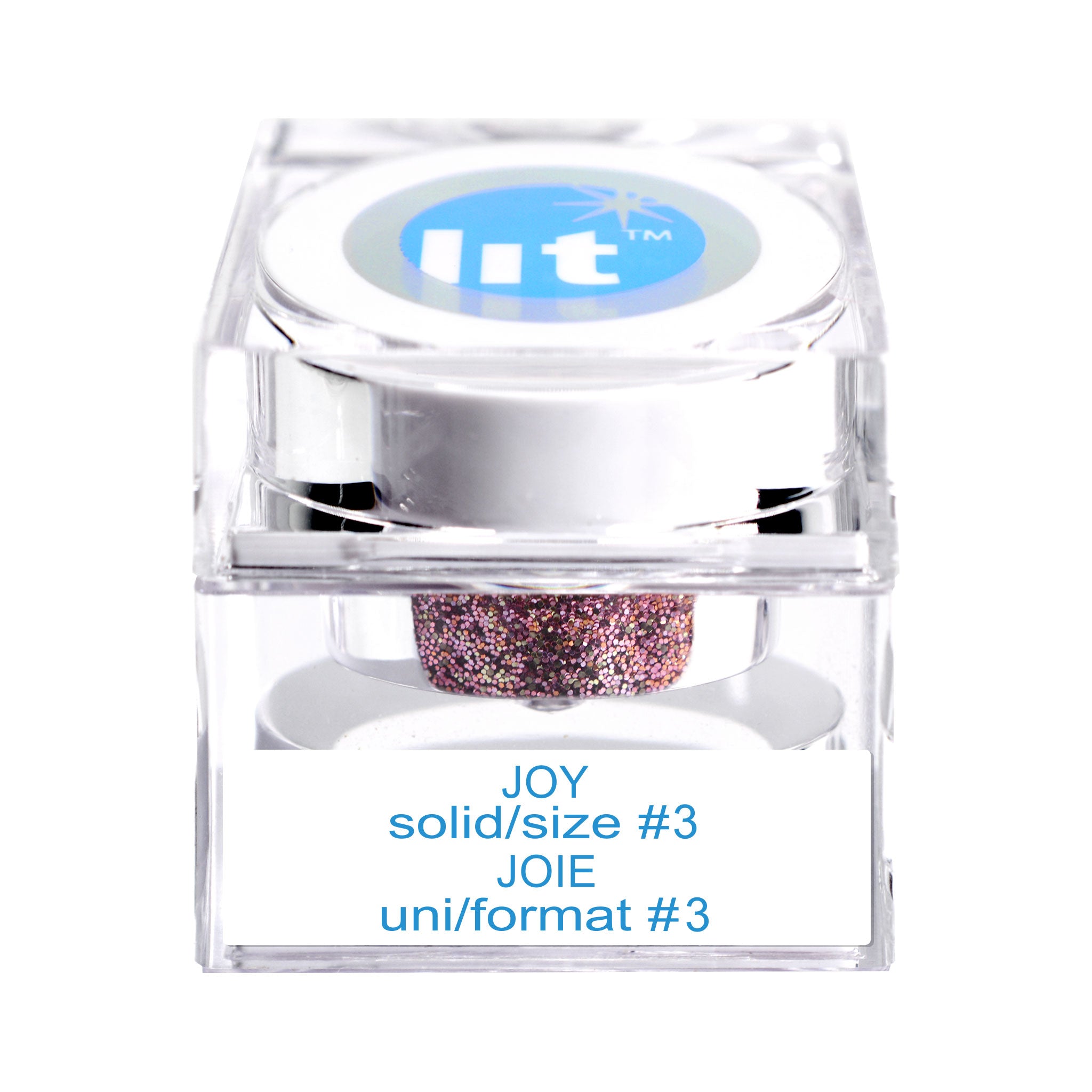 Joy Glitter (Solid) - Premium Cosmetic Glitter for Face, Body & Nails - Perfect for Makeup, Festival Looks & DIY Crafts