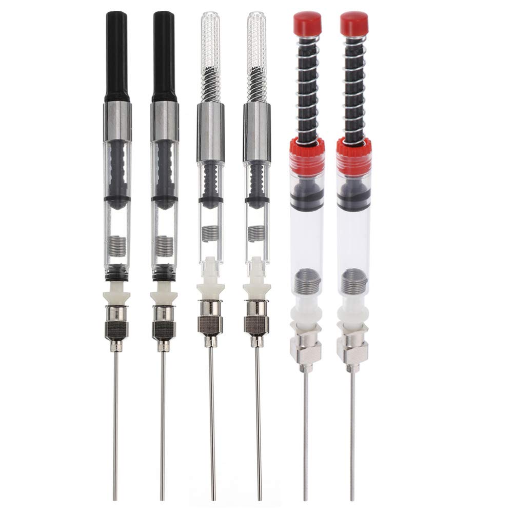 NUOBESTY 6-Piece Fountain Pen Refill Kit - Ink Cartridge Spring Filler, Ink Absorber & Syringe Tools for Smooth Writing | Perfect for Calligraphy, Journaling & Office Use