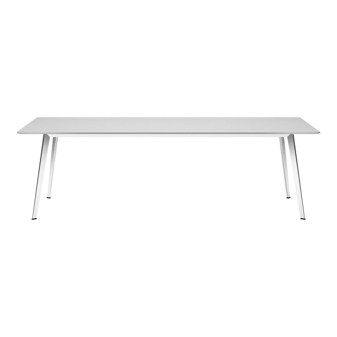 Modern Rectangular JW Dining Table - Solid Wood Kitchen Table for 6-8 People - Perfect for Family Dinners & Entertaining Guests