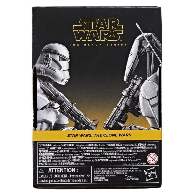 Star Wars The Black Series Phase II Clone Trooper & Battle Droid 2-Pack Action Figures - Perfect for Collectors & The Clone Wars Display Scenes