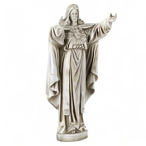 Design Toscano Sacred Heart Religious Garden Statue - 10