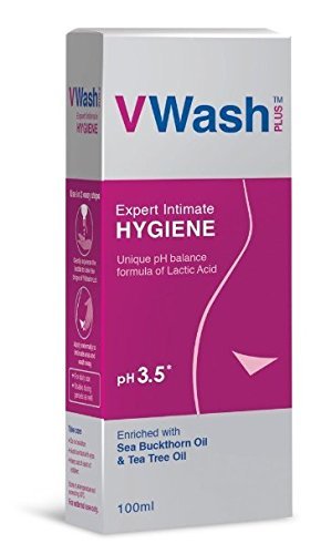 VWash Plus Intimate Feminine Wash - 100ml pH Balanced Gentle Cleanser for Women's Hygiene & Care | Daily Use, Post-Workout, Travel-Friendly