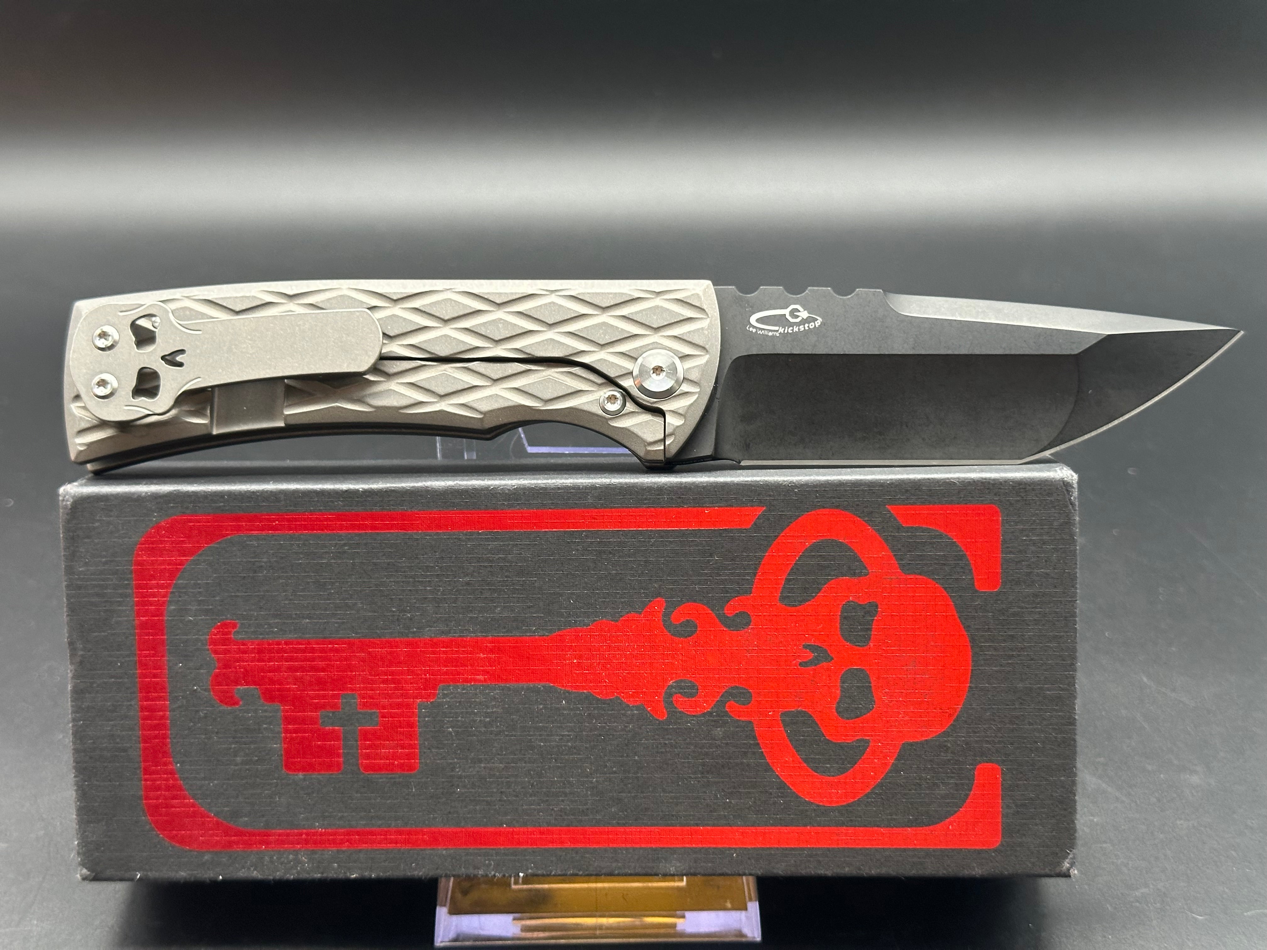 Chaves Redencion 229 Kickstop Tanto Knife - Diamond Frag Pattern, Fanatic Edge - Tactical EDC, Outdoor Survival, and Everyday Carry