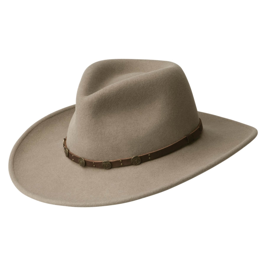 Bailey Western Orin Litefelt Outback Hat for Women & Men - Lightweight Cowboy Hat for Outdoor Adventures, Hiking, and Country Rides